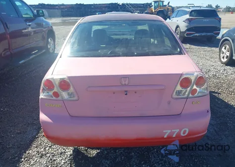 2002 Honda Civic Lx from USA, damaged, VIN 2HGES16582H500061